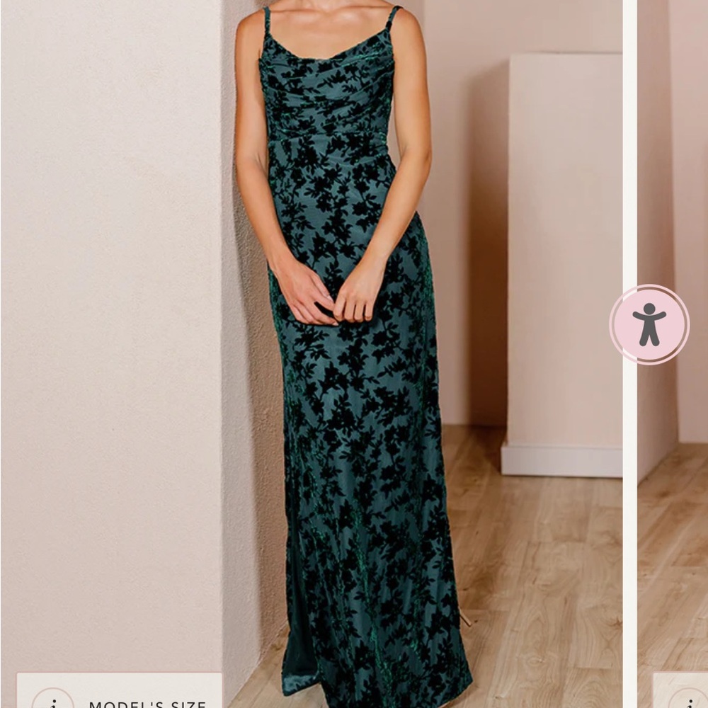 Revelry Skye Burnout Velvet Dress